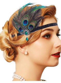 1920S Flapper Headpiece Peacock Headband Feather Headpieces Cocktail Hair Accessories For Women And Girls - pzsku/ZAFC0C830514966DFEC2BZ/45/_/1735567180/36bffd4f-7236-4b9b-9f7a-d28123baa8a3