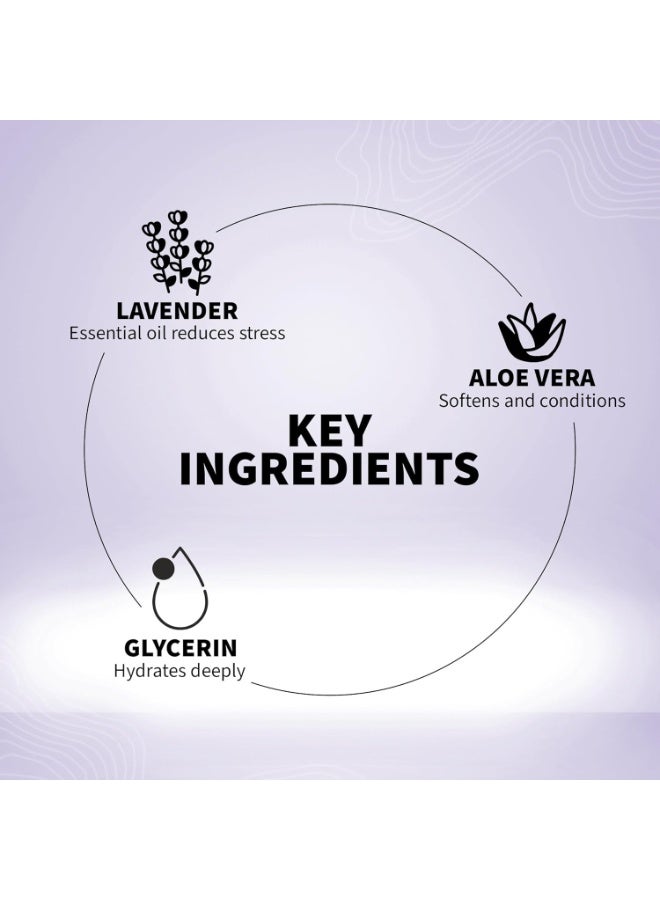 Barva Calming Lavender Body Wash 200ml | With Aloe Vera | Relaxing & Moisturizing Shower Gel | Gentle Cleansing for All Skin Types - Image 2