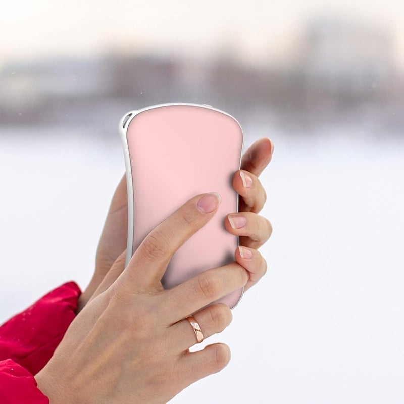 ويوبلز مدفئات يدوية قابلة لإعادة الشحن، بنك طاقة USB قابل لإعادة الاستخدام بسعة 3500 مللي أمبير، مدفئ يدوي كهربائي محمول للجيب، 3 مستويات حرارة تصل إلى 65 درجة مئوية، أقراص عطرية مدمجة، هدية دافئة للنساء والرجال - Image 3