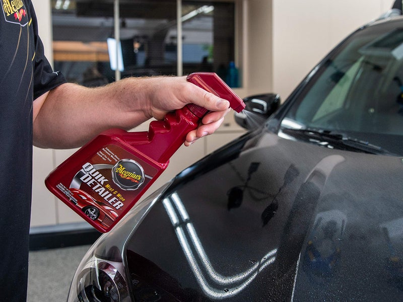 Meguiar's Quik Detailer, Mist & Wipe Car Detailing Spray, Clear Light Contaminants and Boost Shine with a Quick Detailer Spray that Keeps Paint and Wax Looking Like New, 32 oz - Image 3