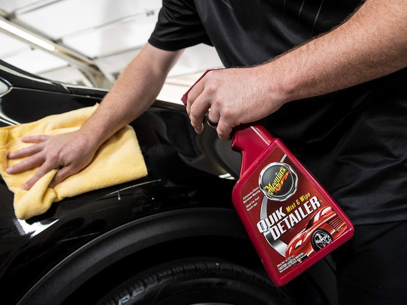 Meguiar's Quik Detailer, Mist & Wipe Car Detailing Spray, Clear Light Contaminants and Boost Shine with a Quick Detailer Spray that Keeps Paint and Wax Looking Like New, 32 oz - Image 4