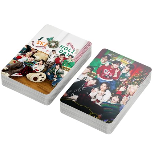 PYAJUU Stray Kids Photocards KPOP Stay Over The Rain Album Cards 55PCS Stray Kids 5th FanClub Photo Cards Giant Album HOP Greeting Card Straykids Merch - Image 5