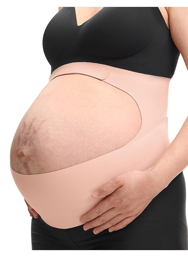 Momcozy Pregnancy Belly Band, CozySupport Ergonest Maternity Belly Band, Invisible Pregnancy Belt for Back, Abdomen, Waist - XL  - Image 1
