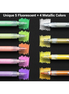 Ohuhu 40 Colors Acrylic Paint Pens: Acrylic Paint Markers For Easter Eggs Rock Painting Diy Water-Based Paint Markers For Stone Wood Glass Ceramic Fabric Canvas Plastic Metal  - Image 3
