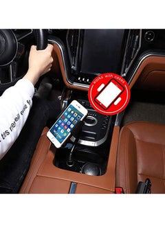 PADOM Padom Car Cup Holder Phone Mount with A Long Flexible Neck for any Cell Phones iPhone 11 Pro iPhone Max iPhone SE iPhone XS iPhone Max iPhone X iPhone 8 iPhone 7 Plus Galaxy Google Pixel  - Image 4