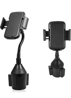 PADOM Padom Car Cup Holder Phone Mount with A Long Flexible Neck for any Cell Phones iPhone 11 Pro iPhone Max iPhone SE iPhone XS iPhone Max iPhone X iPhone 8 iPhone 7 Plus Galaxy Google Pixel  - Image 1