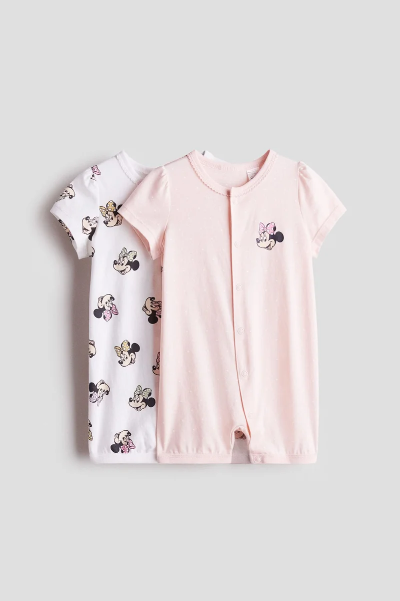 اتش اند ام بيجاما مزينة برسمة عبوة من قطعتين