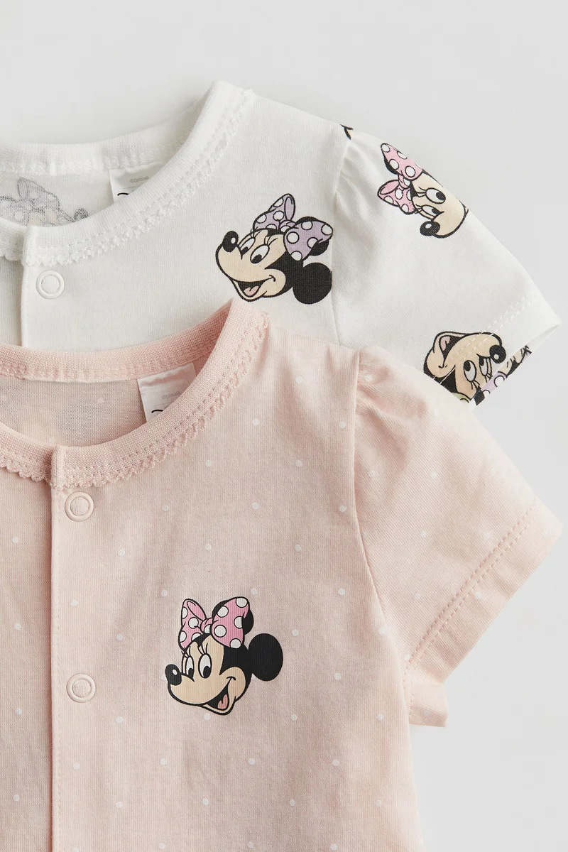 اتش اند ام بيجاما مزينة برسمة عبوة من قطعتين