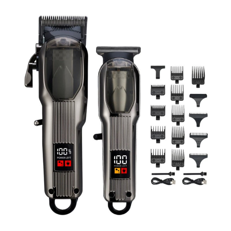 Rechargeable electric digital hair clipper  ZCC217-301 Silver  standard - Image 5