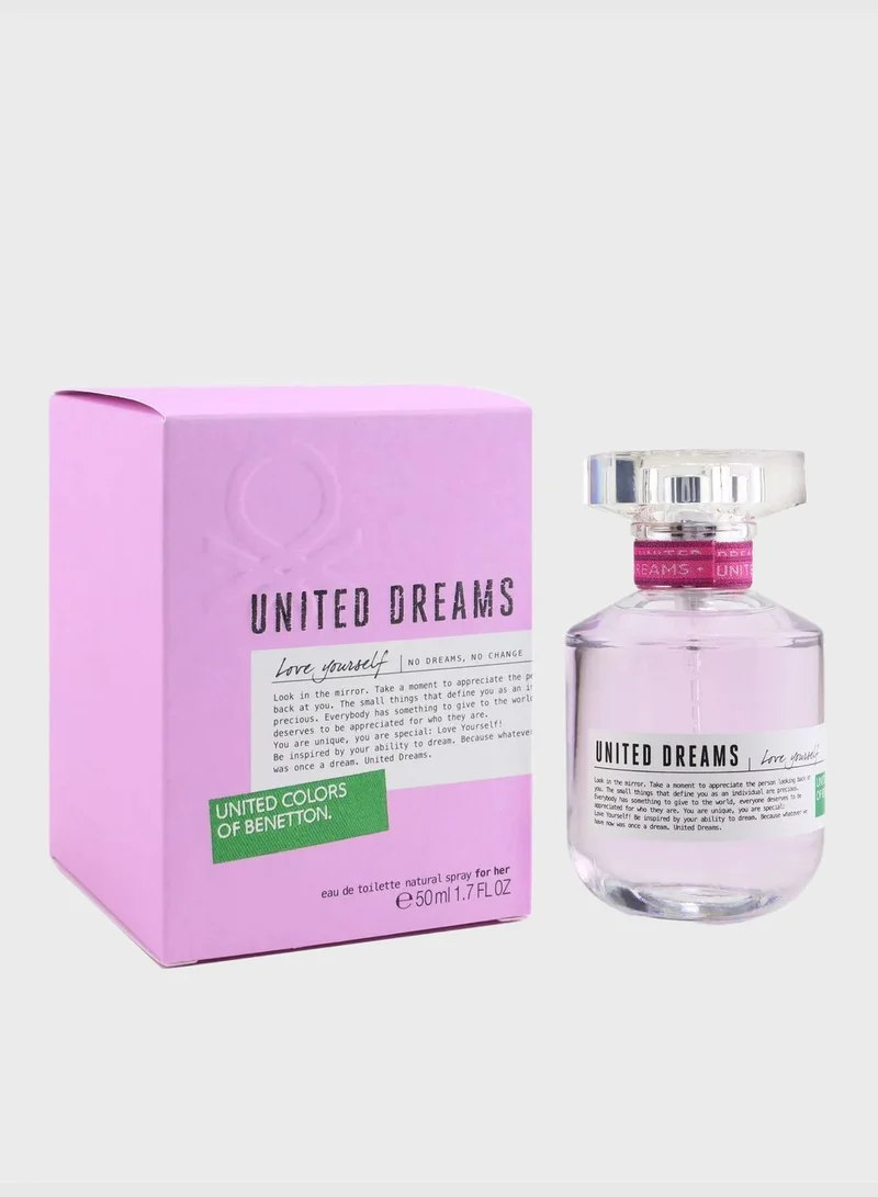 Benetton United Dreams Love Yourself Eau De Toilette Spray