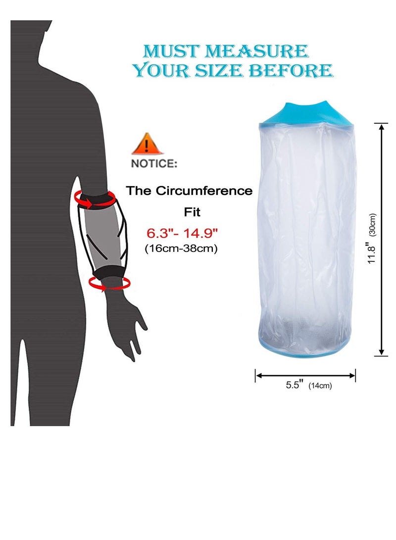 Generic PICC Line Arm Sleeve Protector For Bath Adult (Small Size) Waterproof u0026 Comfortable Shower Bag For Broken Wound Elbow Reusable Bandage Shower Cover Dressing Protector - Image 5