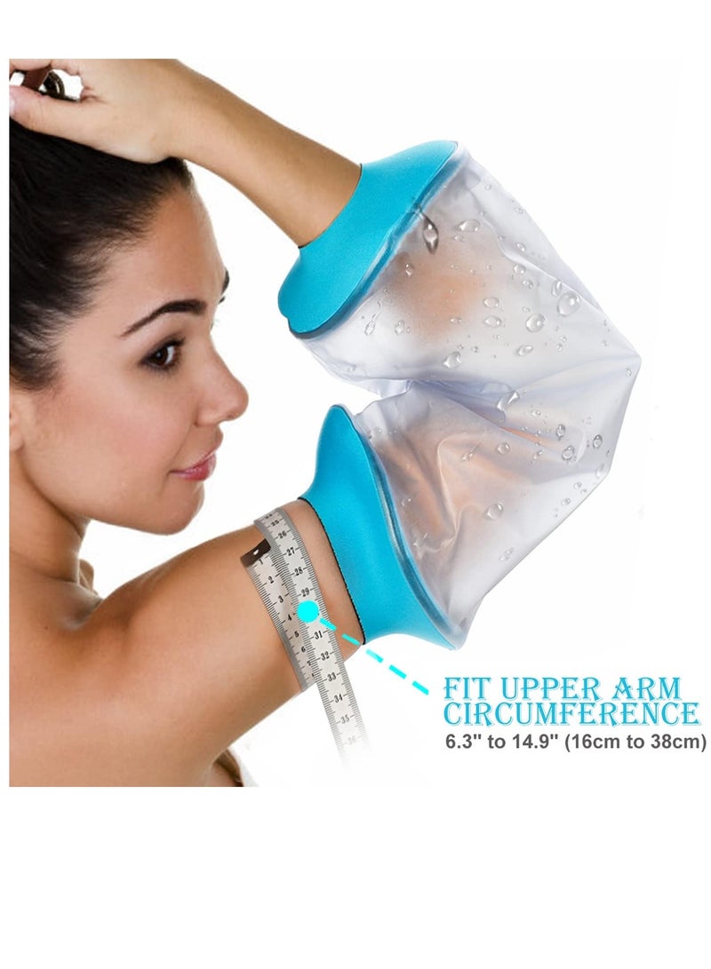 Generic PICC Line Arm Sleeve Protector For Bath Adult (Small Size) Waterproof u0026 Comfortable Shower Bag For Broken Wound Elbow Reusable Bandage Shower Cover Dressing Protector - Image 2