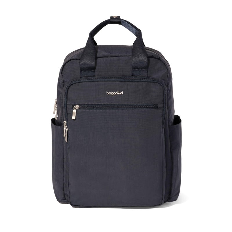 Baggallini Commuter Laptop Backpack - Lightweight 15x11 Travel Backpack w/RFID & Luggage Sleeve - Image 5