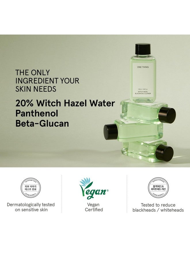 ONE THING Witch Hazel Blackhead Cleaner 3.38 Fl. Oz. Unclog Pores Nonirritating Exfoliating Pack Nose Pore Strips Blackhead Whitehead Remover Refine Pores Acne Prone Skin Korean Skin Care - Image 3