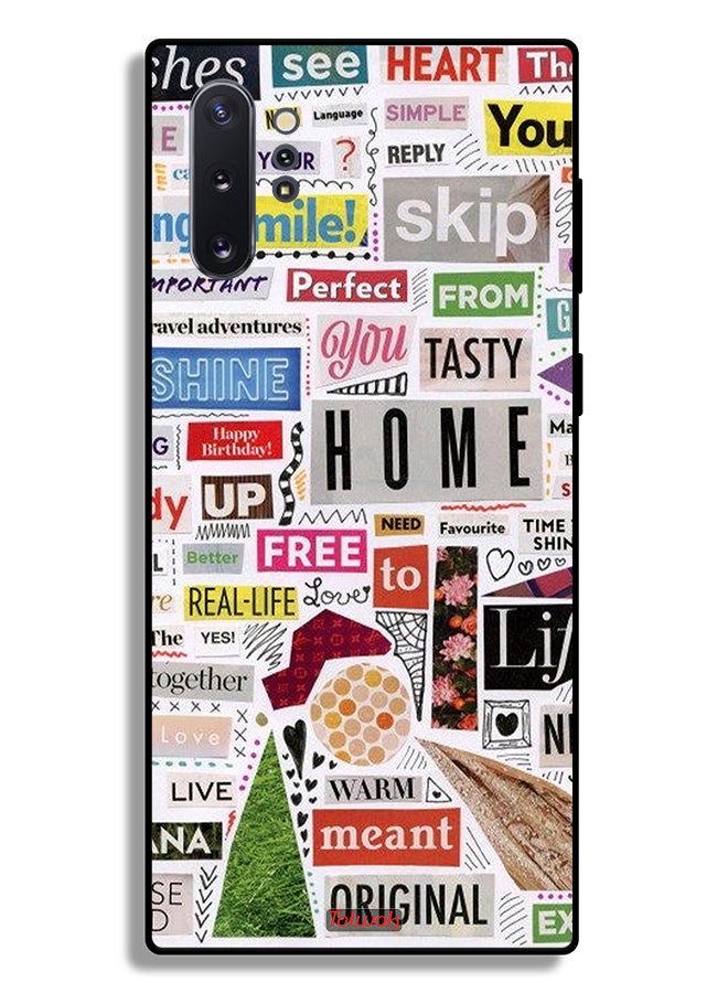 Tolwak Samsung Galaxy Note 10 Plus Protective Case Cover Meant Original Stickers - Image 2