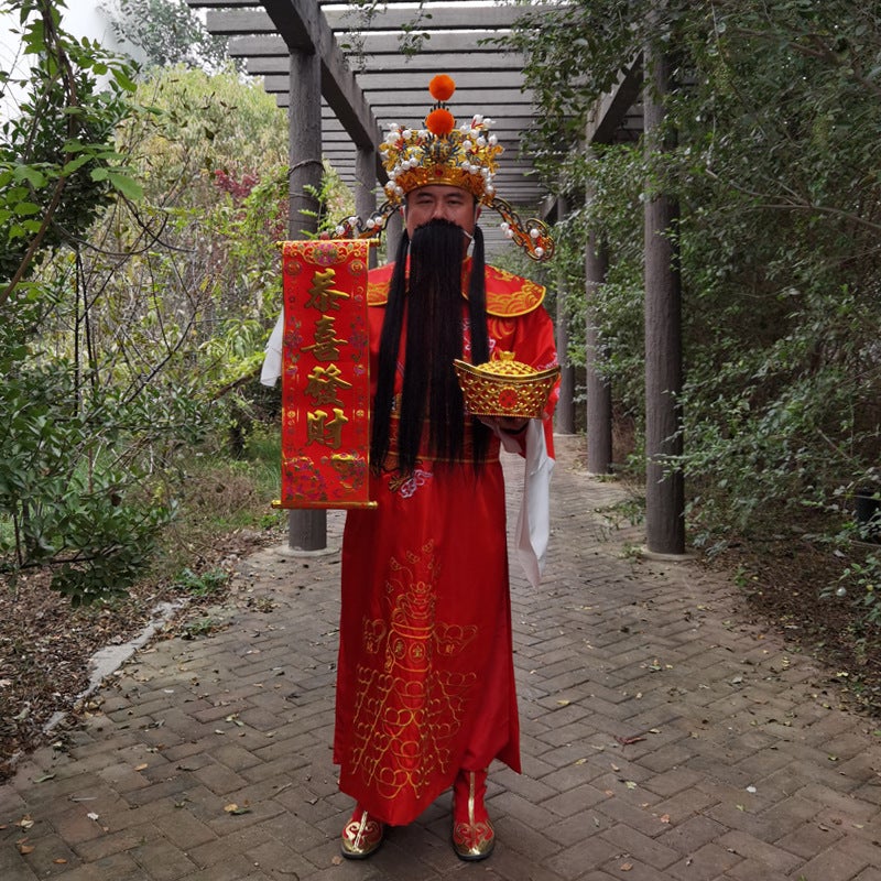 God Of Wealth Clothing Clothes Set Adult Men'S And Women'S Annual Meeting Opening Ceremony New Year Performance Clothing God Of Wealth Suit - Image 3