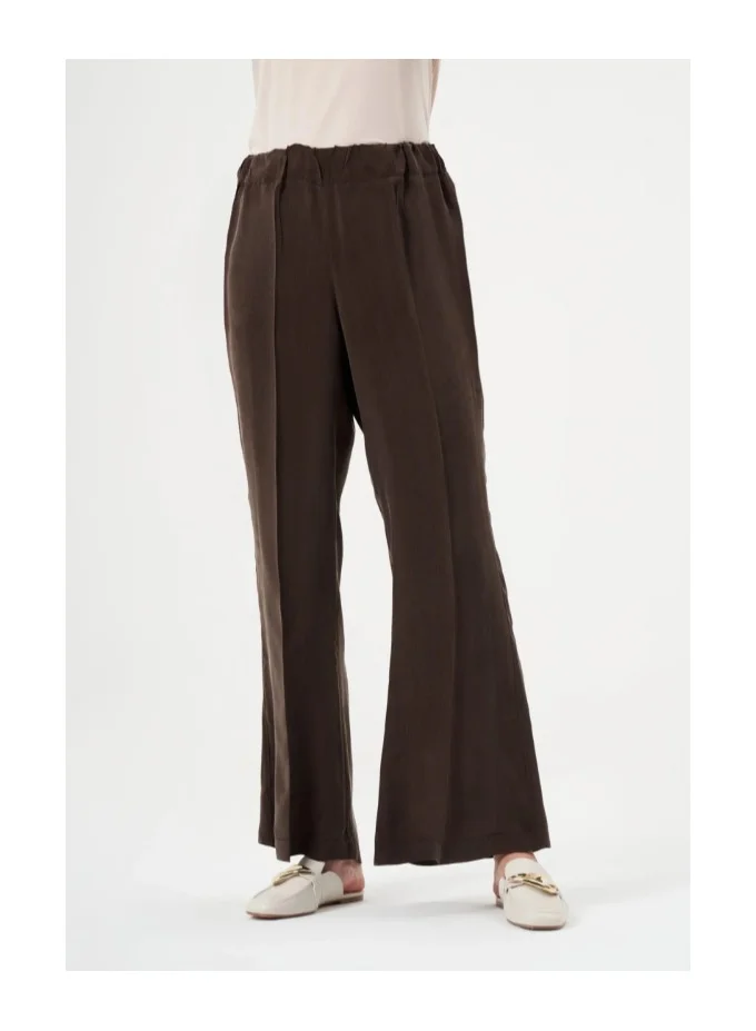 MissWhence Cupra Relaxed Fit Pants - Brown