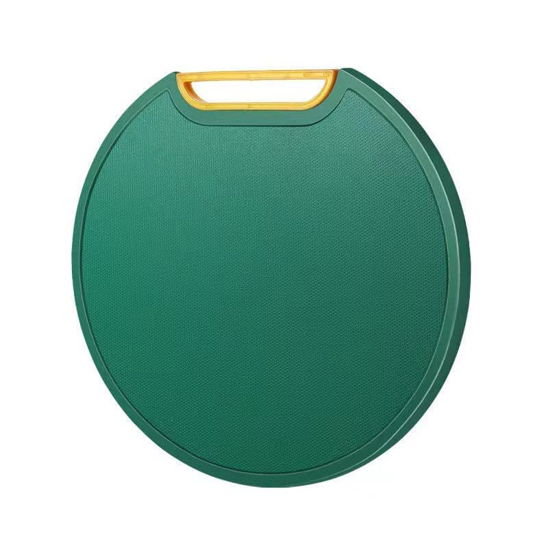 Dhruheer Kitchen Plastic Round Circle DoubleSided Chopping BoardCutting BoardServing Board Plate for Pizza Vegetables Fruits and Cheese Natural Plastic 165 x 125 x 26 cm Made in India - Image 1