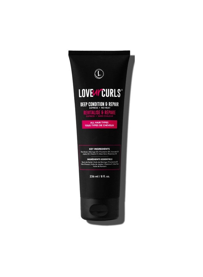 Love Ur Curls Deep Conditioner & Repair, Moisturizing and Anti Frizz, Repairs Dry, Damaged Hair, for all Hair Types, Vegan, 236mL - Image 1