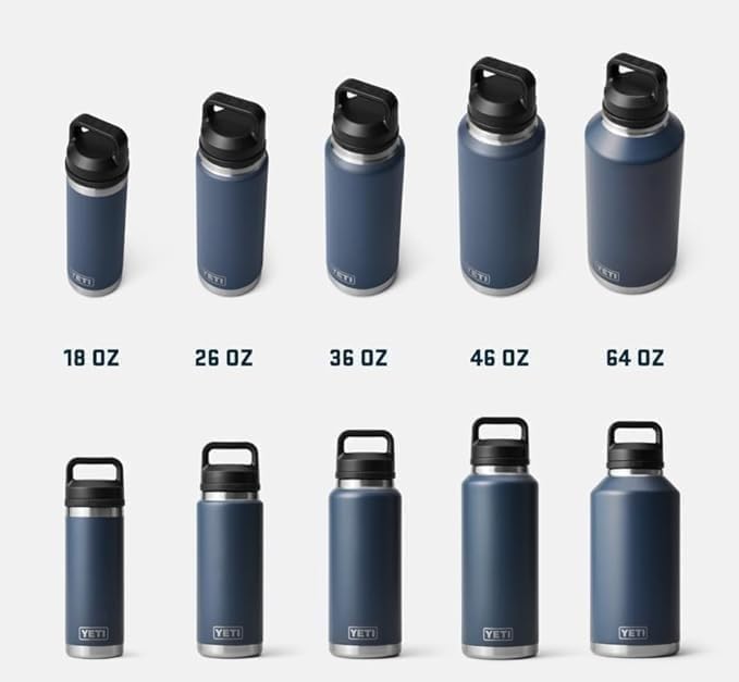 YETI Rambler Bottle with Chug Cap, Moon Dust, 26 oz - Image 3