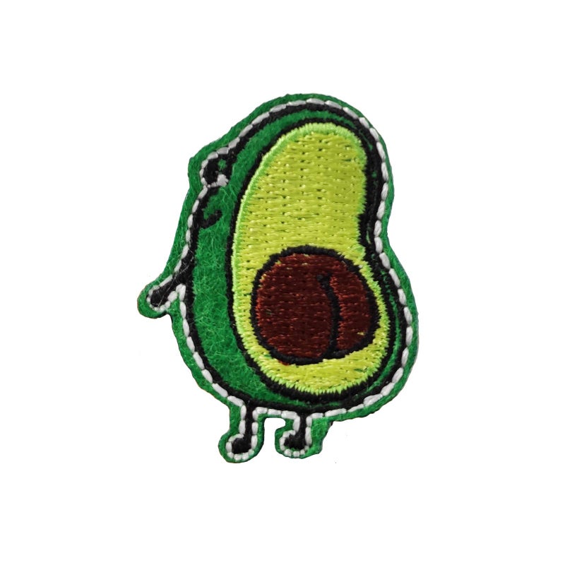 CutePatch Mini Avocado Embroidered Iron on Patch Gag Gifts Funny Meme Hat Pin DIY