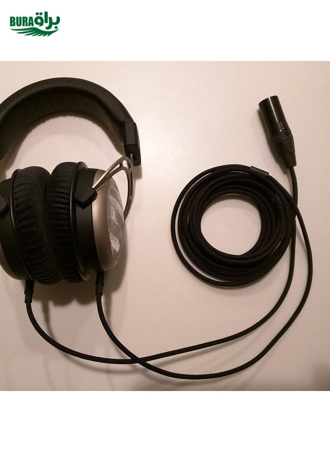BURAQ For Beyer T1(2nd/3rd Generation) T5 / Amiro Balanced Headphone Cable 4 Core XLR Head  - Image 5