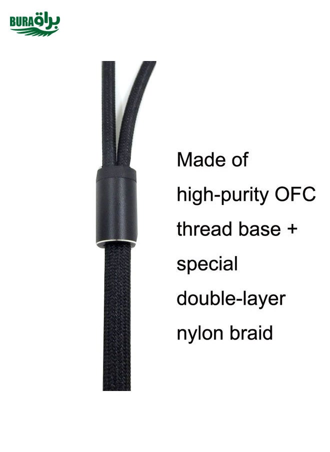 BURAQ For Beyer T1(2nd/3rd Generation) T5 / Amiro Balanced Headphone Cable 4 Core XLR Head  - Image 4
