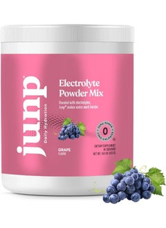 JUNP JUNP Hydration Electrolyte Powder, Electrolytes Drink Mix Supplement, Zero Calories Sugar and Carbs, Kosher, Grape Flavor, 90 Servings  - Image 1