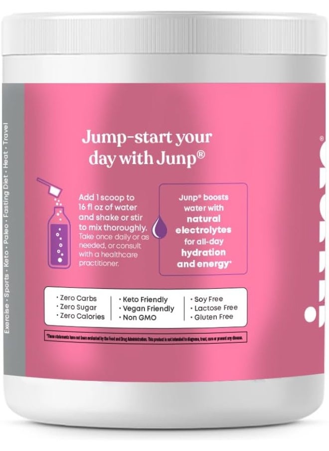JUNP - JUNP Hydration Electrolyte Powder, Electrolytes Drink Mix Supplement, Zero Calories Sugar and Carbs, Kosher, Grape Flavor, 90 Servings - Image 1