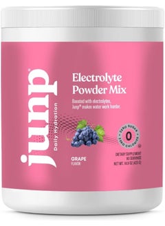 JUNP JUNP Hydration Electrolyte Powder, Electrolytes Drink Mix Supplement, Zero Calories Sugar and Carbs, Kosher, Grape Flavor, 90 Servings  - Image 2