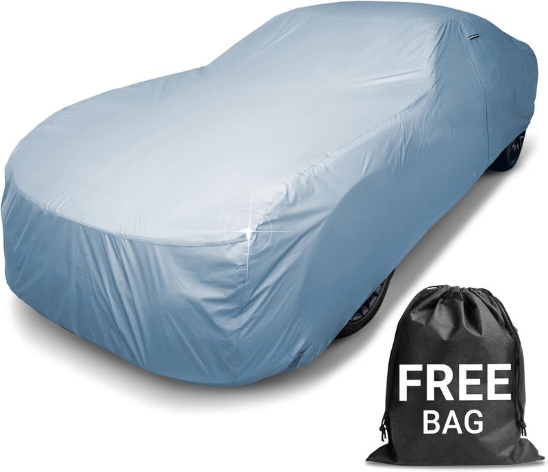 iCarCover 100-Layer Waterproof Car Cover for Sports/Coupe (145-154 inch) - Image 1