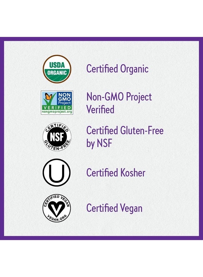 New Chapter Fermented Vitamin B12 1,000 mcg, USDA Organic, ONE Daily for Cellular Energy + Healthy Blood Cells, Certified Vegan, Gluten Free - 60 Count - Image 5