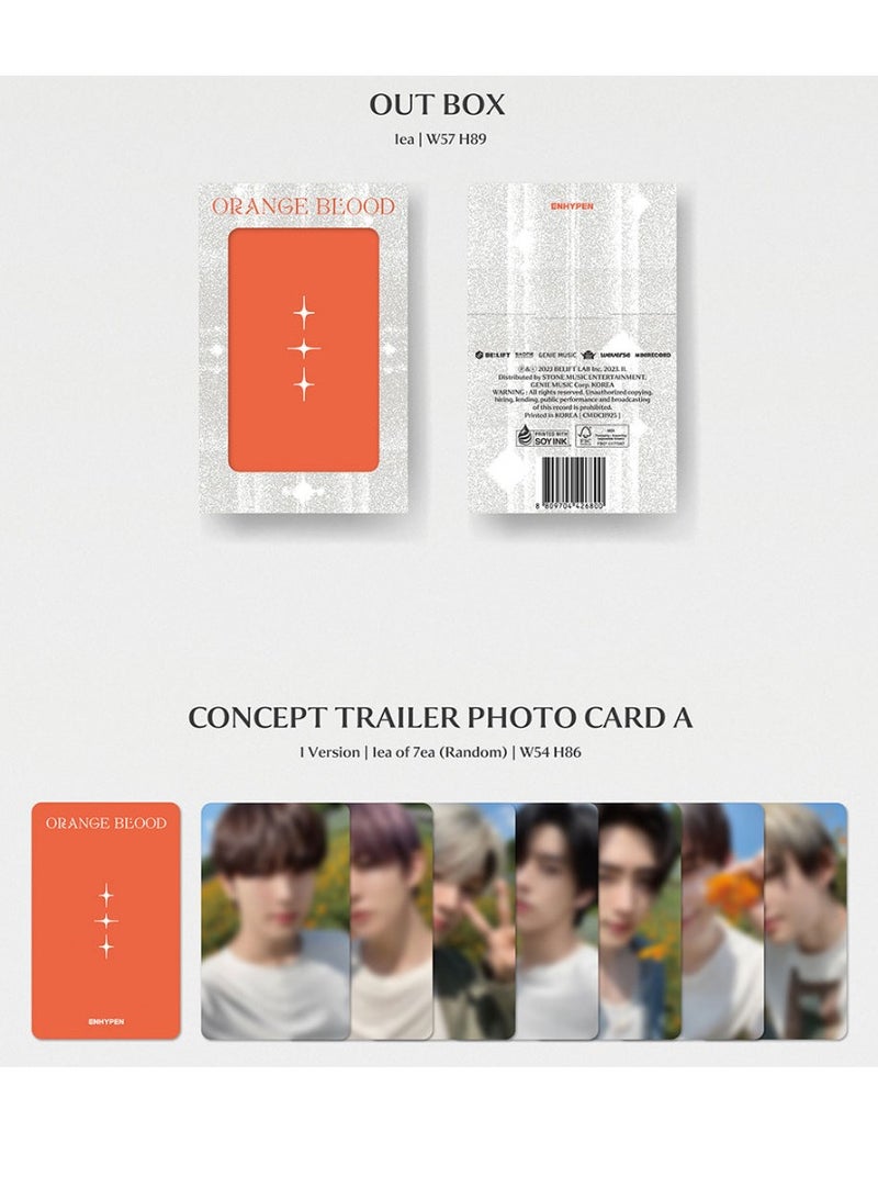ENHYPEN - 5th Mini Album - ORANGE BLOOD - Weverse Albums Ver. - No CD - Download Code Only