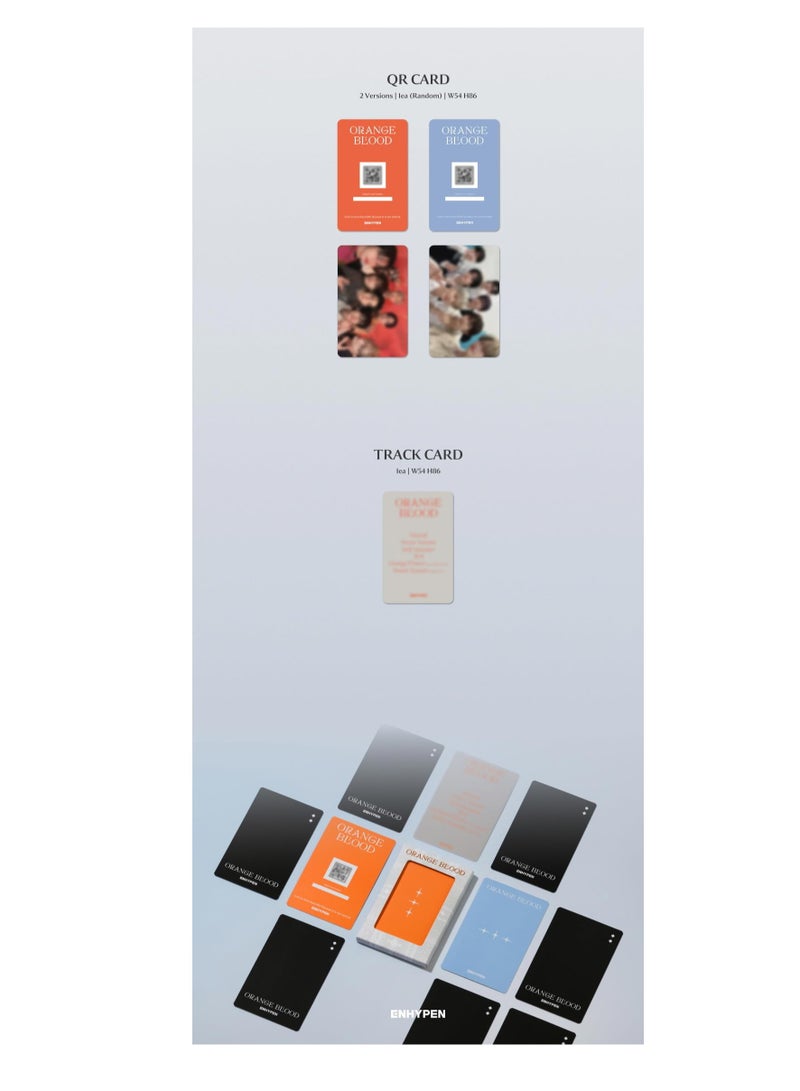 ENHYPEN - 5th Mini Album - ORANGE BLOOD - Weverse Albums Ver. - No CD - Download Code Only