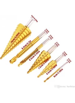 Combat Set of 6 Stainless Stepped Drill Bit Sheet Drilling Bit  - Image 3