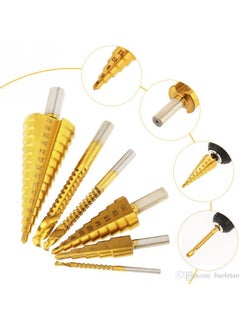 Combat Set of 6 Stainless Stepped Drill Bit Sheet Drilling Bit  - Image 2