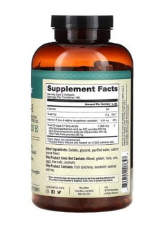 NatureWise Omega 3 Plus Vitamin E 360 Softgels  - Image 2