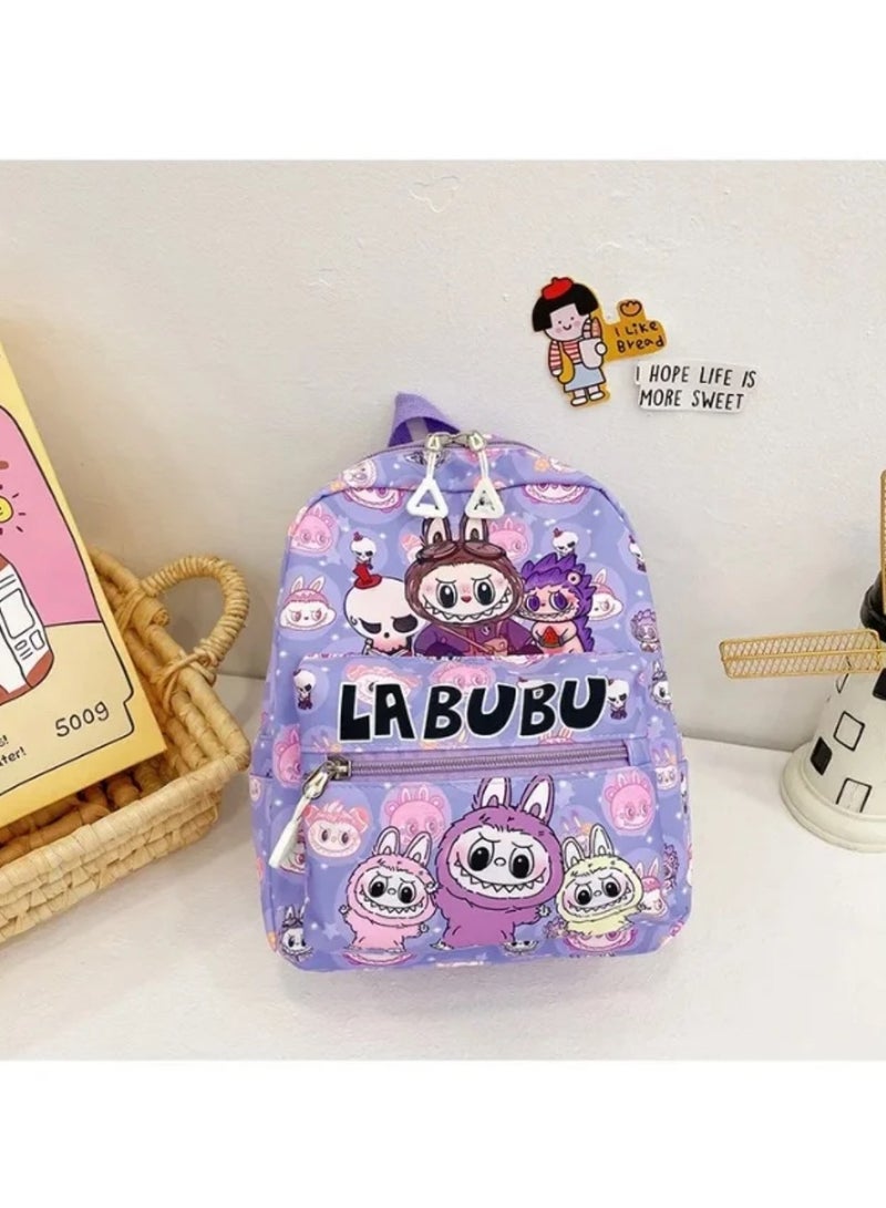 Labubu Student Backpack Anime Cartoon Cute Large Capacity Backpacks Kawaii Shopping Travel Shoulders Bag Child Gifts - Image 3