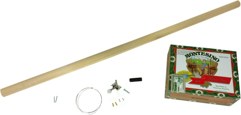 C. B. Gitty One-string Cigar Box Guitar DiddleyBow Kit - Easy to Build, all parts, hardware & instructions included - Image 3