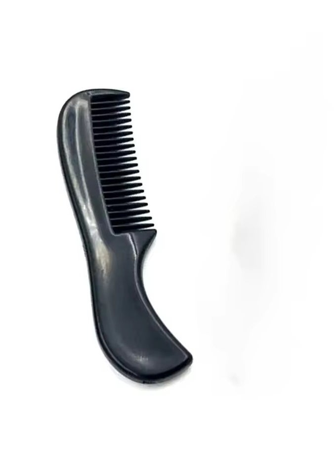 Goolsky 1pc Men Comb Black Mini Pocket Beard Comb for Men Plastic Moustache Facial Hairbrush Beard Styling Detangling Combs Barber Combs  - Image 1