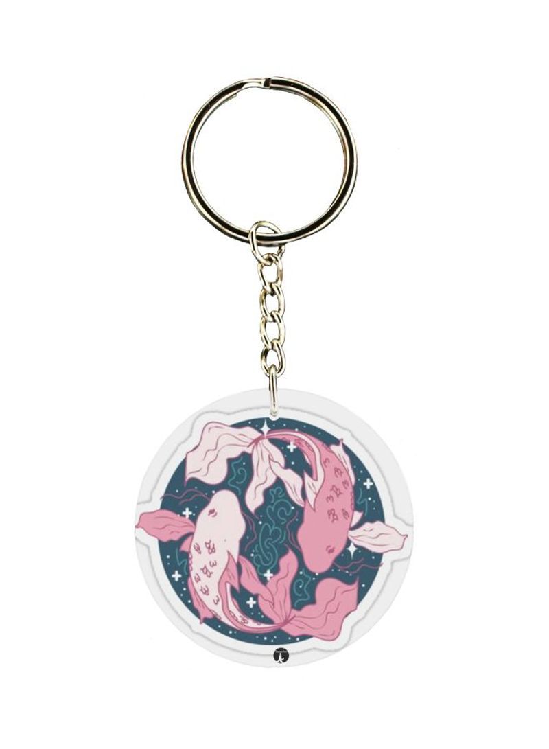 Printed Single Sided Keychain