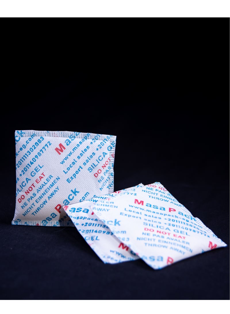 Masa Pack Moisture-proof, Reusable Silica Gel Desiccant Packets - 10g/bag, 50 Pieces - Image 1