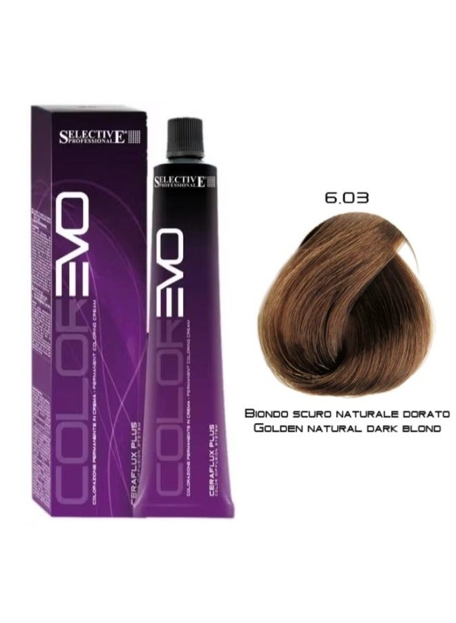 Selective Professional Selective Colorevo 6.03 Golden Natural Dark Blond 100ml - Image 1