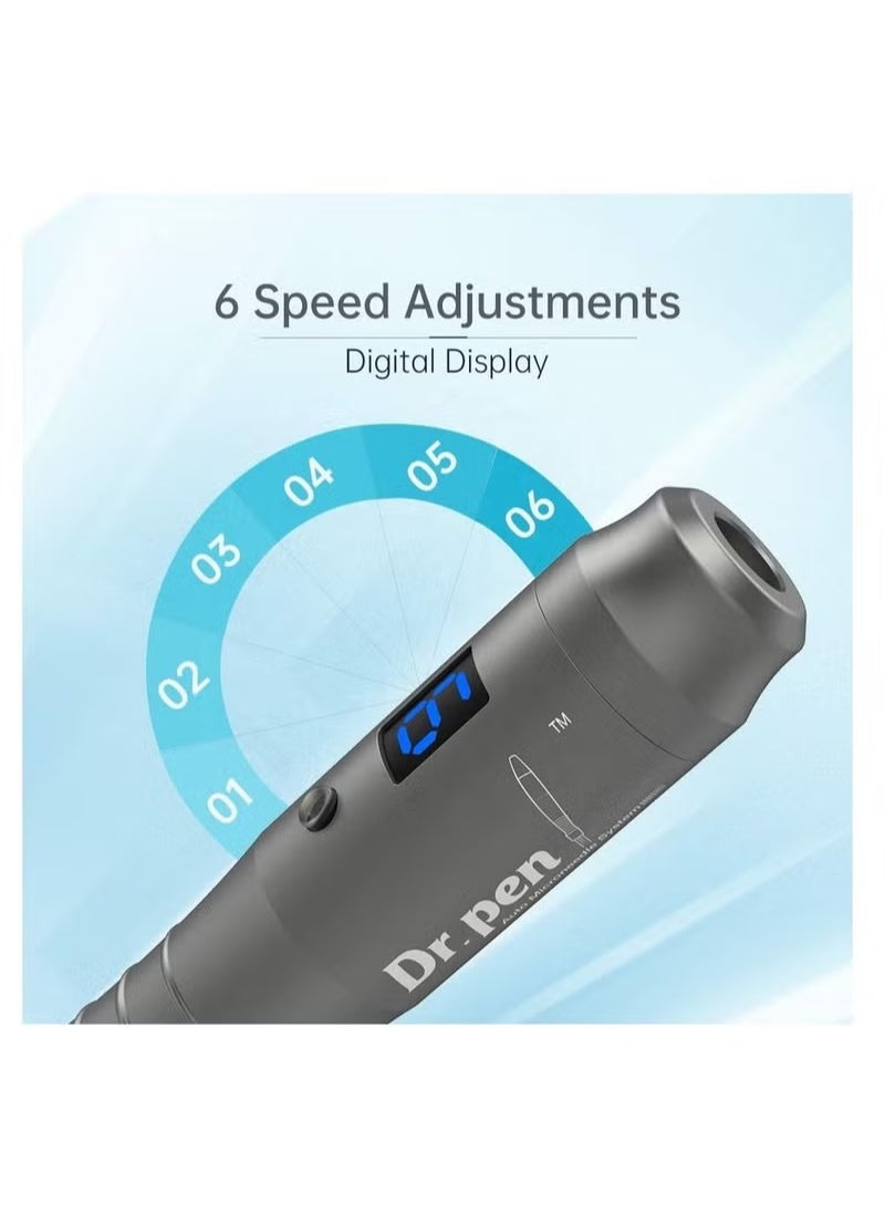 Dr Pen Ultima M8 Professional Microneedling Pen - Cordless Derma Auto Pen - Best Face and Body Skincare Kit with 20pcs Multiple specification needles - https://f.nooncdn.com/p/pzsku/ZAFC25D472739C8E7048DZ/45/_/1721206532/83a4815a-8584-41d6-bf3e-142e93f70c5e.jpg?format=jpg&width=original