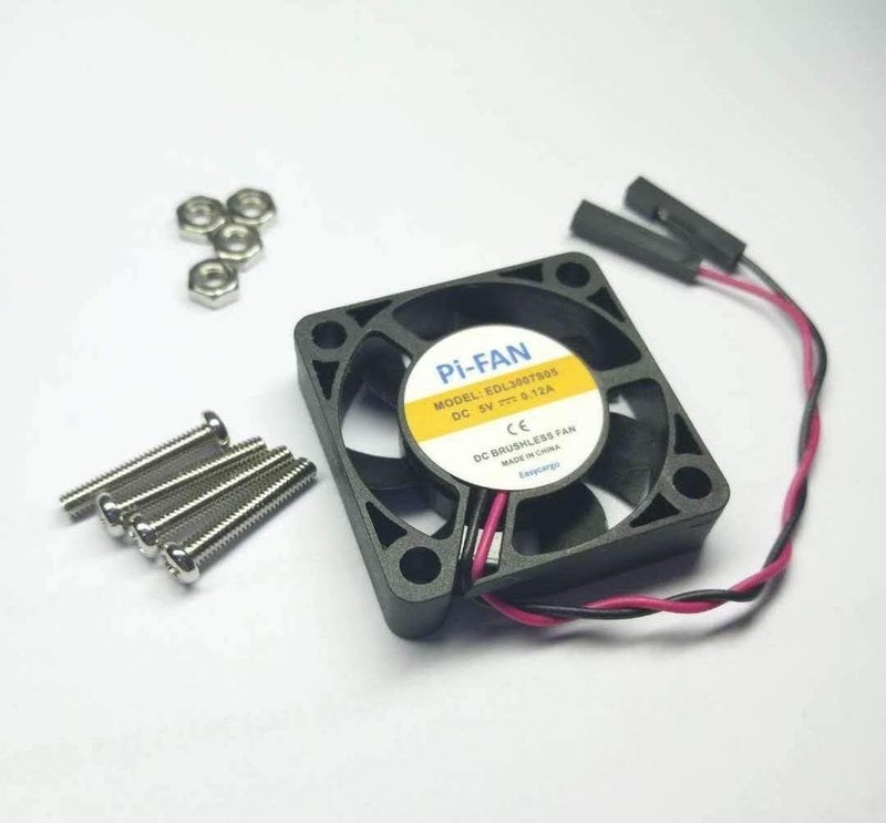 Easycargo 30mm Fan 5V 3.3V DC Quiet Fan for Raspberry Pi 5 4 3B+ 3007 (4-Sets) - Image 3