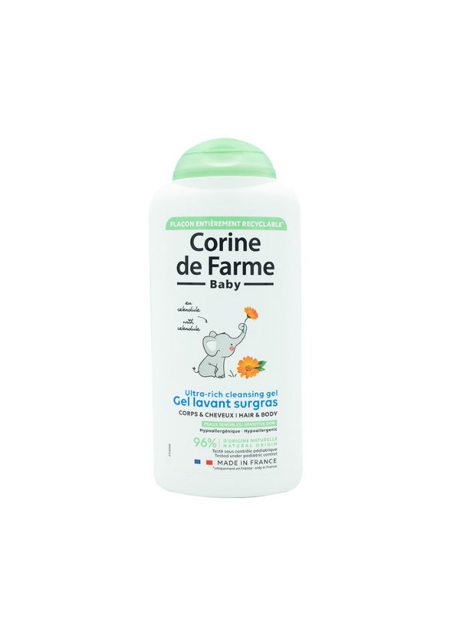 Corine de Farme Baby Hair & Body Wash Sulfate Free 250ML - Image 1