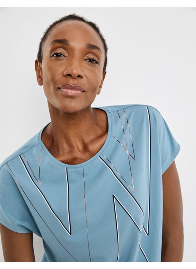 GERRY WEBER - Top with a graphic print - Image 1