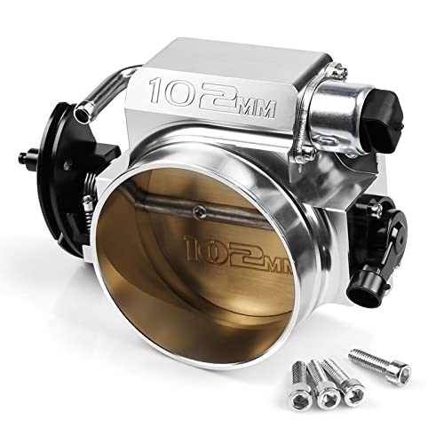 Endxedo مجموعة جسم الخانق Endxedo LS 102MM مع مستشعر موضع الخانق و IAC لـ LS1 LS2 LS3 LS6 LS7 LSX ألومنيوم فضي - Image 1