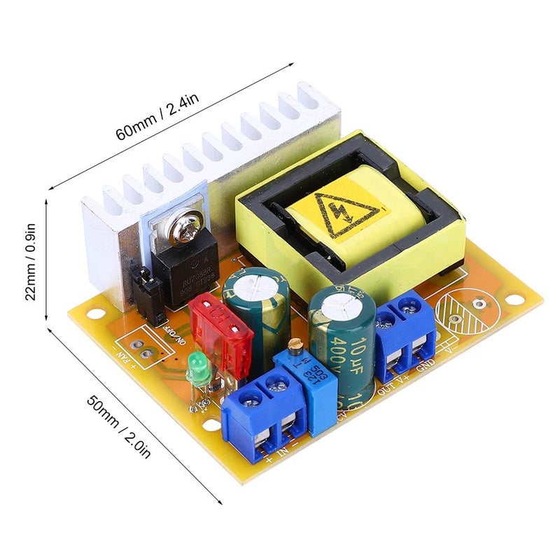 Boost Step Up Power Converter Module 45V to 390V DC Adjustable Voltage for Capacitor Charging - Image 5