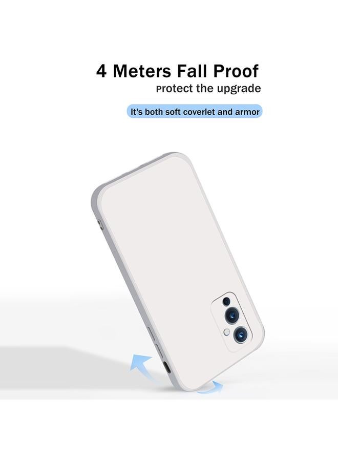 اس-توب جراب لهاتف OnePlus 9 بلون سادة من السيليكون السائل المقلد بحافة مستقيمة وغطاء حماية كامل مقاوم للسقوط - Image 5